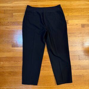 Athleta Front Pleat Dress Pant in Black - Size 16 Pull-On Work Pants
